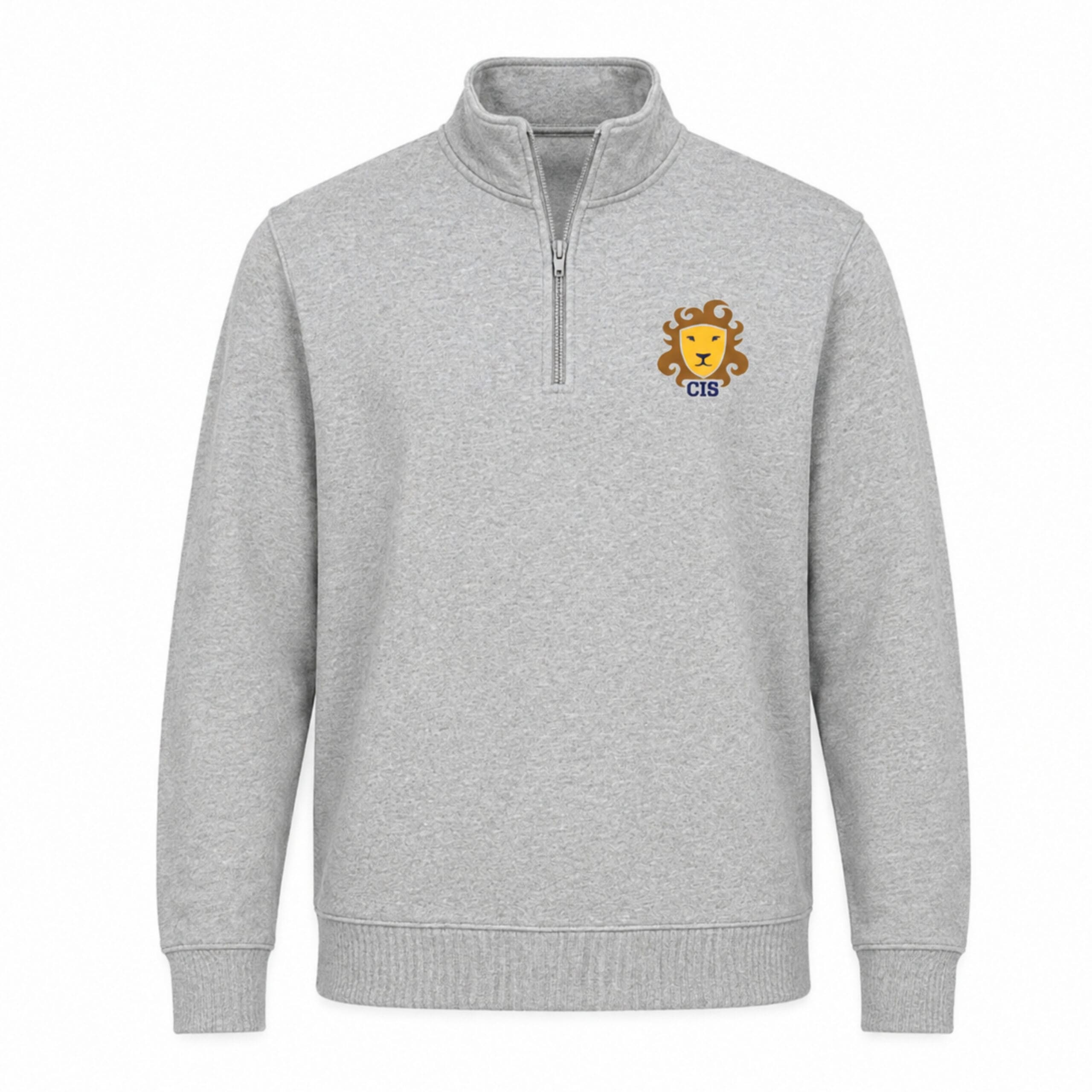 Adult Grey 1/4 Zip Sweatshirt